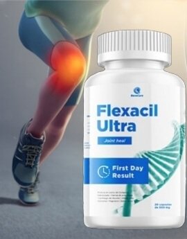 Flexacil Ultra es un suplemento en cápsulas 100% natural, desarrollado para aliviar rápidamente el dolor y las molestias en las articulaciones, además de reparar y proteger el tejido conectivo a largo plazo. Con ingredientes como polvo de perla orgánico, extracto de boswellia, glucosamina y condroitina, actúa en la regeneración del cartílago, la reducción de la inflamación y la prevención de nuevos problemas articulares. Indicado para dolores crónicos, lesiones y condiciones como la artritis, ofrece resultados desde los primeros días de uso, sin efectos secundarios.