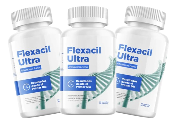 Flexacil Ultra es un suplemento en cápsulas 100% natural, desarrollado para aliviar rápidamente el dolor y las molestias en las articulaciones, además de reparar y proteger el tejido conectivo a largo plazo. Con ingredientes como polvo de perla orgánico, extracto de boswellia, glucosamina y condroitina, actúa en la regeneración del cartílago, la reducción de la inflamación y la prevención de nuevos problemas articulares. Indicado para dolores crónicos, lesiones y condiciones como la artritis, ofrece resultados desde los primeros días de uso, sin efectos secundarios. El producto está aprobado por especialistas, bien valorado por los usuarios en Perú y se vende con entrega rápida y pago contra entrega, exclusivamente en el sitio web oficial.