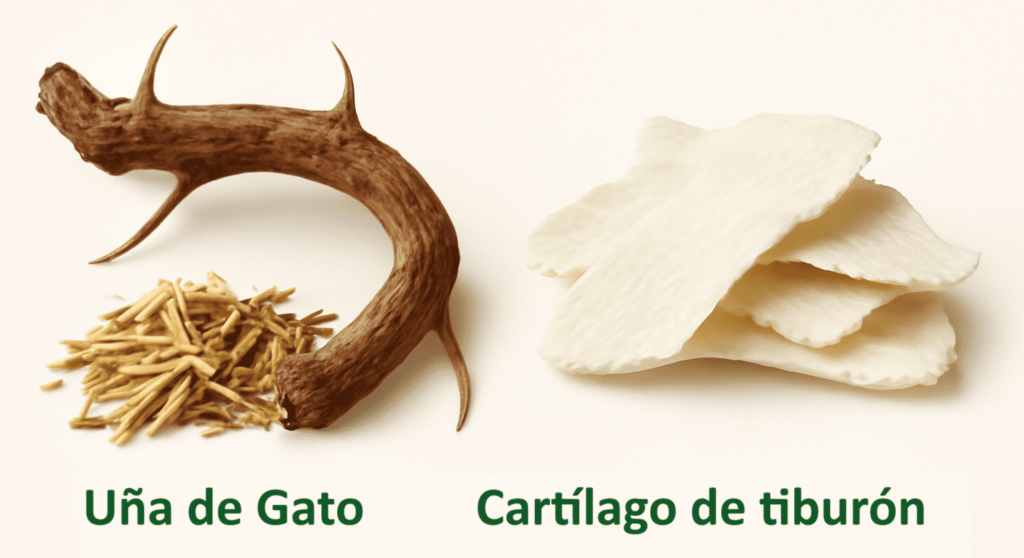 Flexacil combina ingredientes potentes. Harina de arándanos protege articulaciones con antioxidantes. Cúrcuma reduce inflamación. Uña de gato frena sustancias inflamatorias. Cartílago de tiburón nutre huesos. ¡Actúa ya, stock limitado!